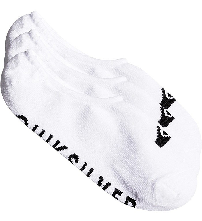 носки Quiksilver Liner 3 Pack - WBB0/White - men´s