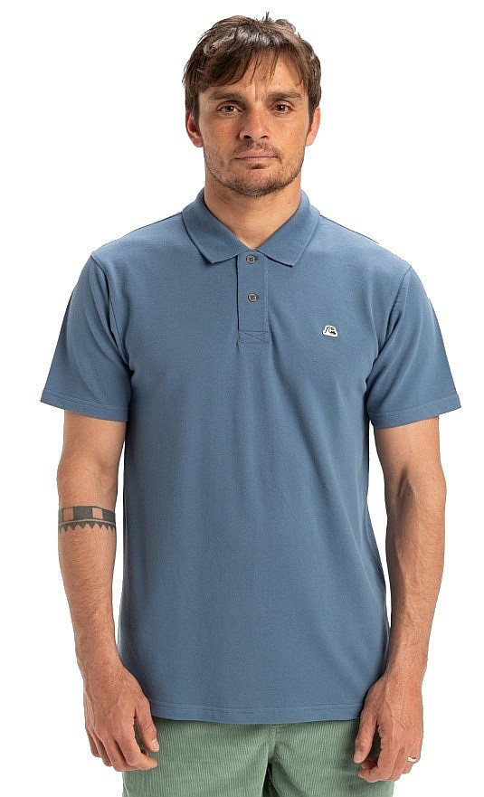T-shirt Quiksilver DNA Polo - BLQ0/Coronet Blue - men´s