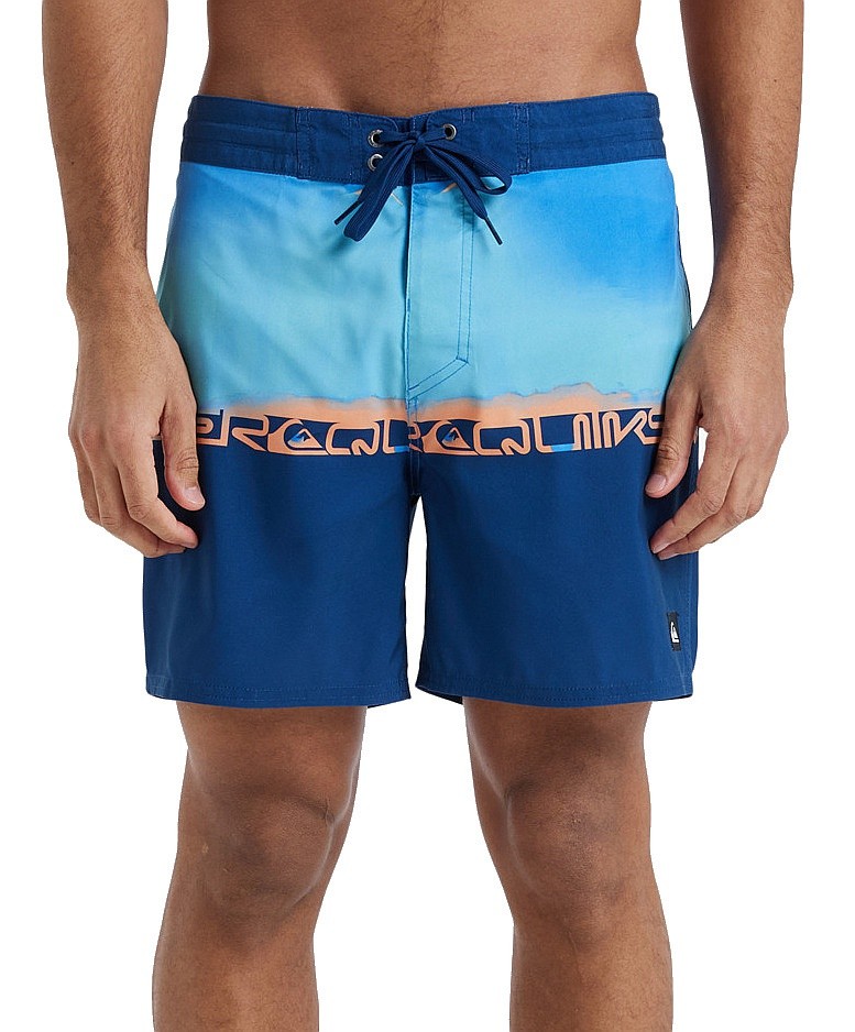 Short de bain Quiksilver Everyday Half Jam 16 - BQV8/Nebulas Blue Wordblock - men´s