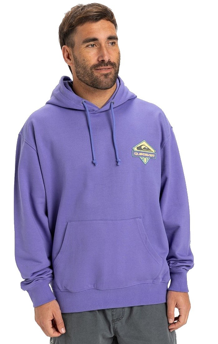 mikina Quiksilver Apog Heritage Hoodie - PMG0/Dusted Peri - men´s