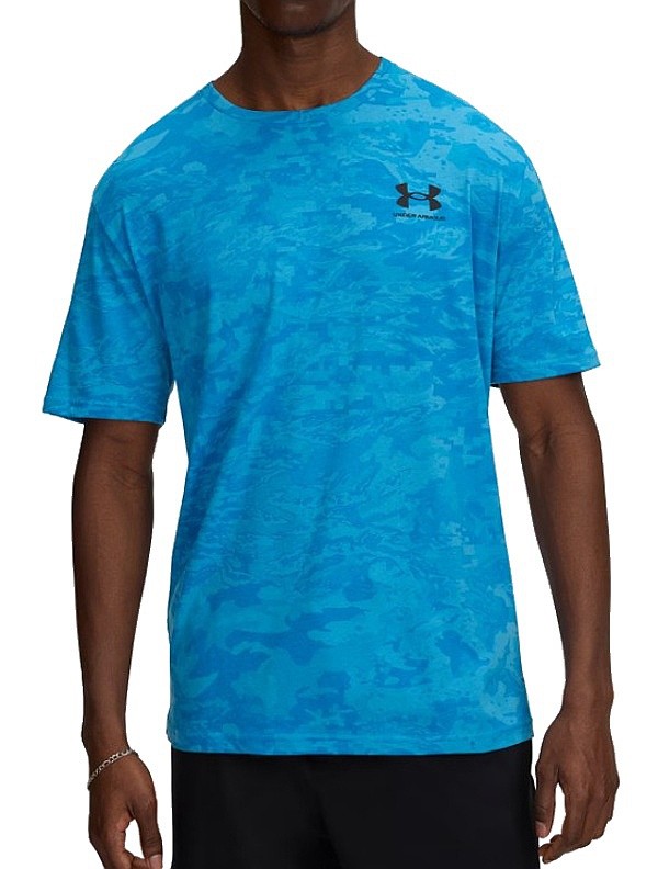 camisa Under Armour ABC Camo - Ether Blue/Black - men´s
