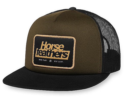 кепка Horsefeathers Caster Trucker - Olive - men´s