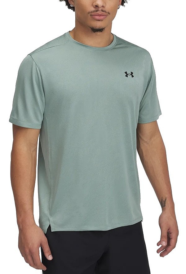 tričko Under Armour Tech Vent Jacquard - Silica Green/Black - men´s