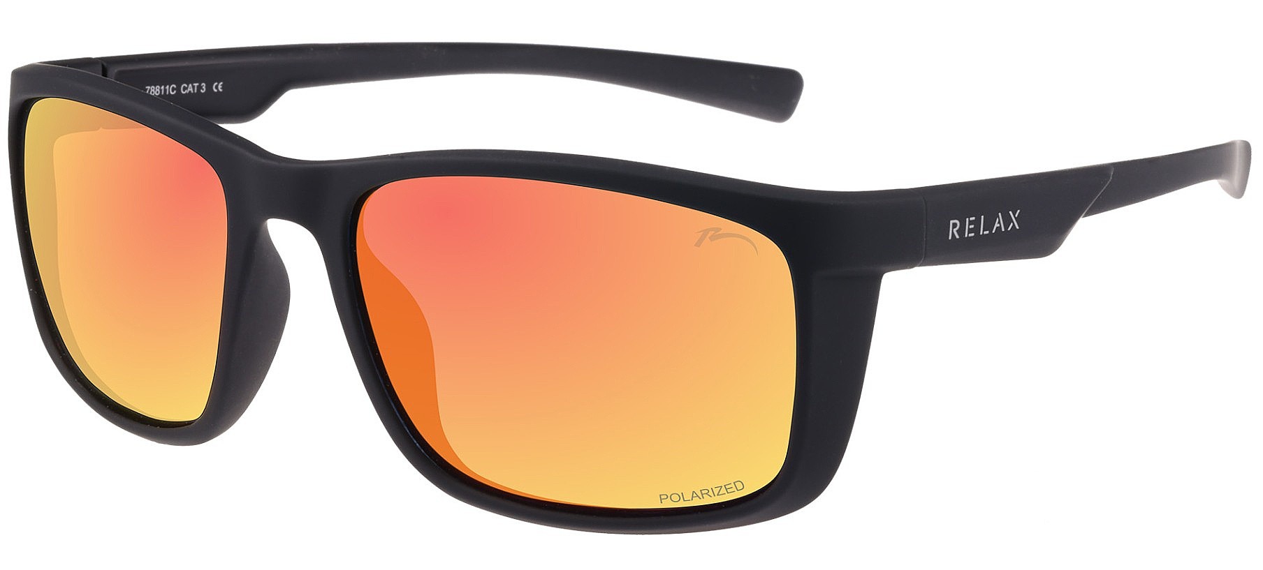 okulary Relax Peri - R5432C/Matte Black/Grey/Inferno Platinum/Polarized