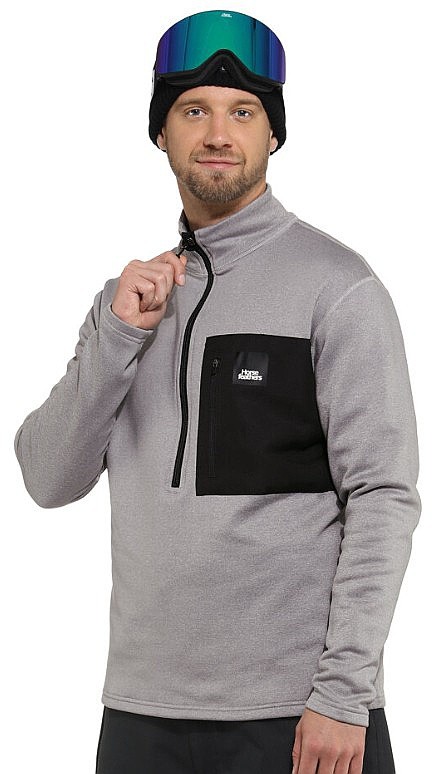 mikina Horsefeathers Miner - Ash - men´s