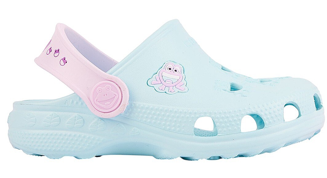 boty Coqui 8701/Little Frog - Pastel Blue/Pastel Light Lila