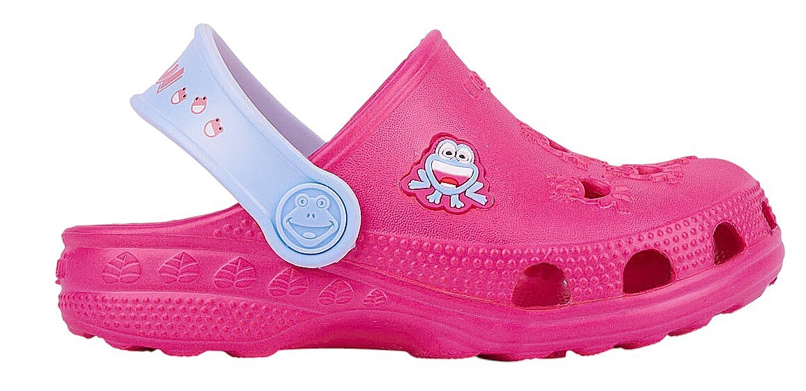 chaussures Coqui 8701/Little Frog - Light Fuchsia/Candy Blue - kid´s
