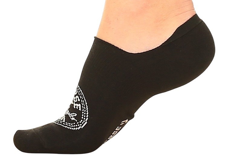 chaussettes Converse Invisible Knit In Chuck 2 Pack - E1138B/Black