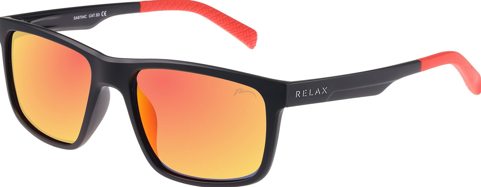 brýle Relax Danton - R5434C/Matte Black/Red/Grey/Inferno Platinum