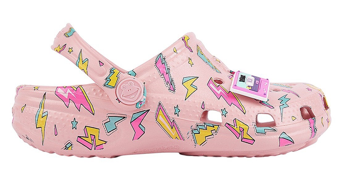 topánky Coqui 8115/Big Frog - Powder Pink 90's + Amulet - girl´s