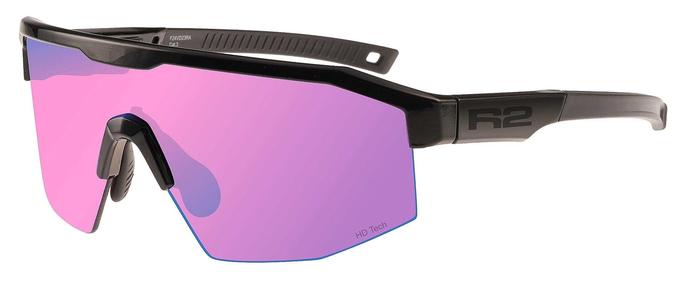 очки R2 Gain - AT108A/Gloss Black/Pink/Blue Revo