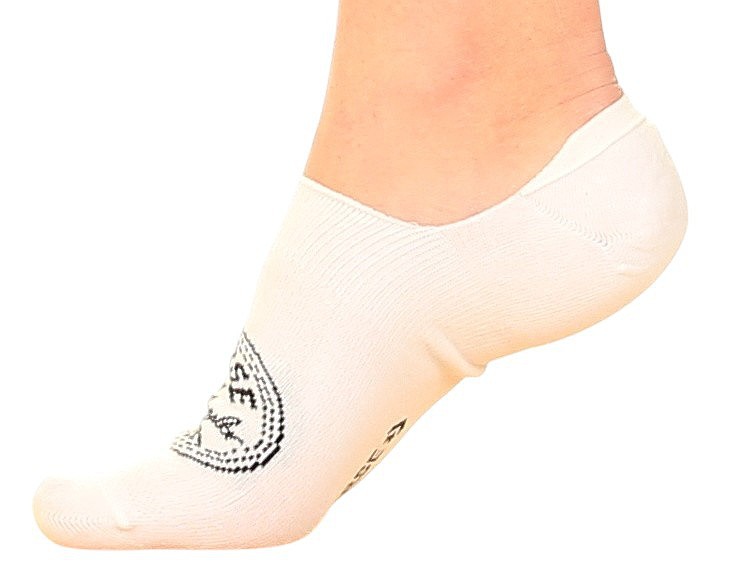 chaussettes Converse Invisible Knit In Chuck 2 Pack - E1138W/White