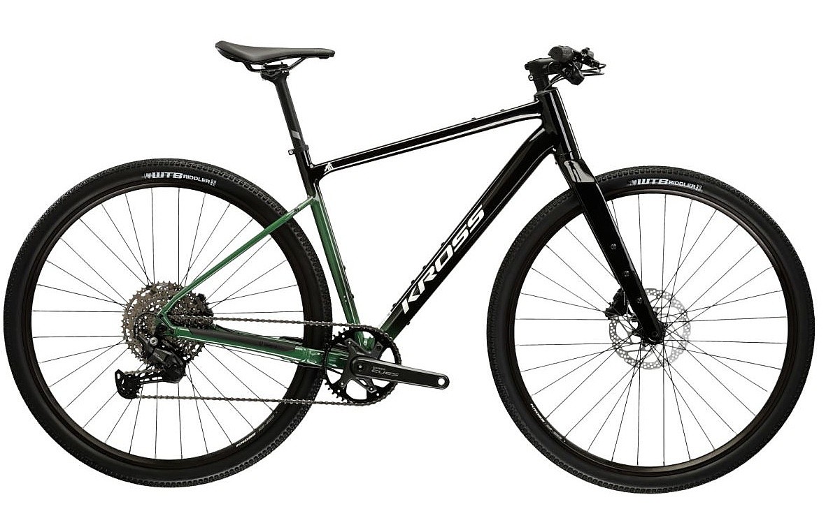bicicleta Kross Esker FL 28" - Black/Green