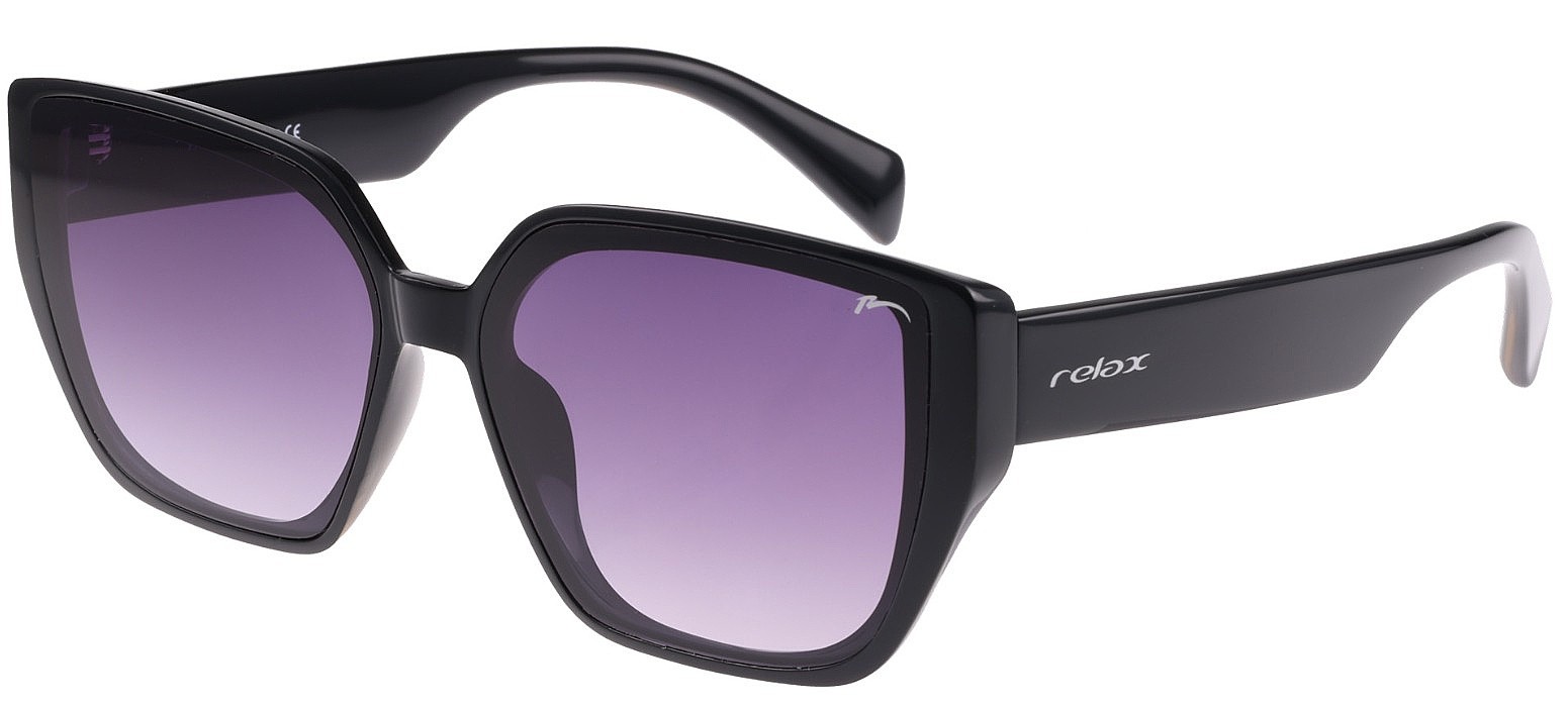 okuliare Relax Lyra - R0371B/Gloss Black/Grey Gradient - women´s