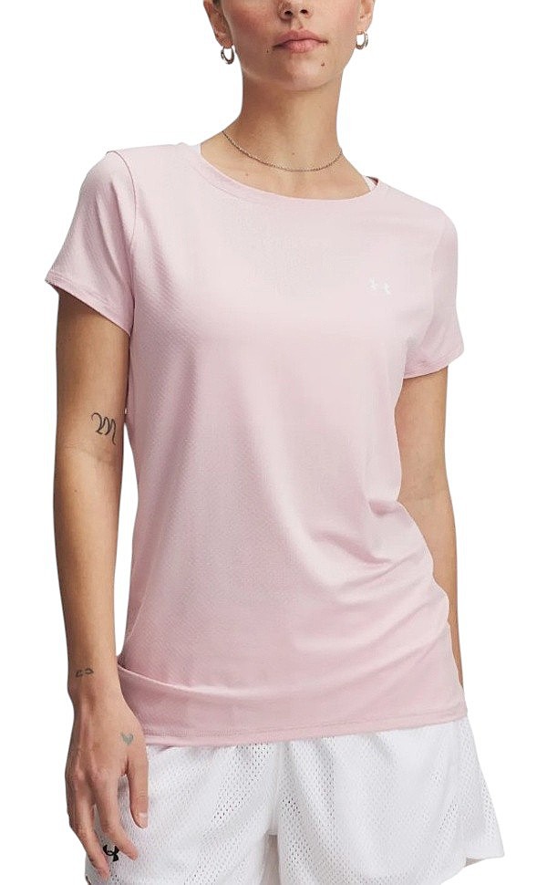 T-shirt Under Armour Tech Mesh - Prime Pink/White - women´s