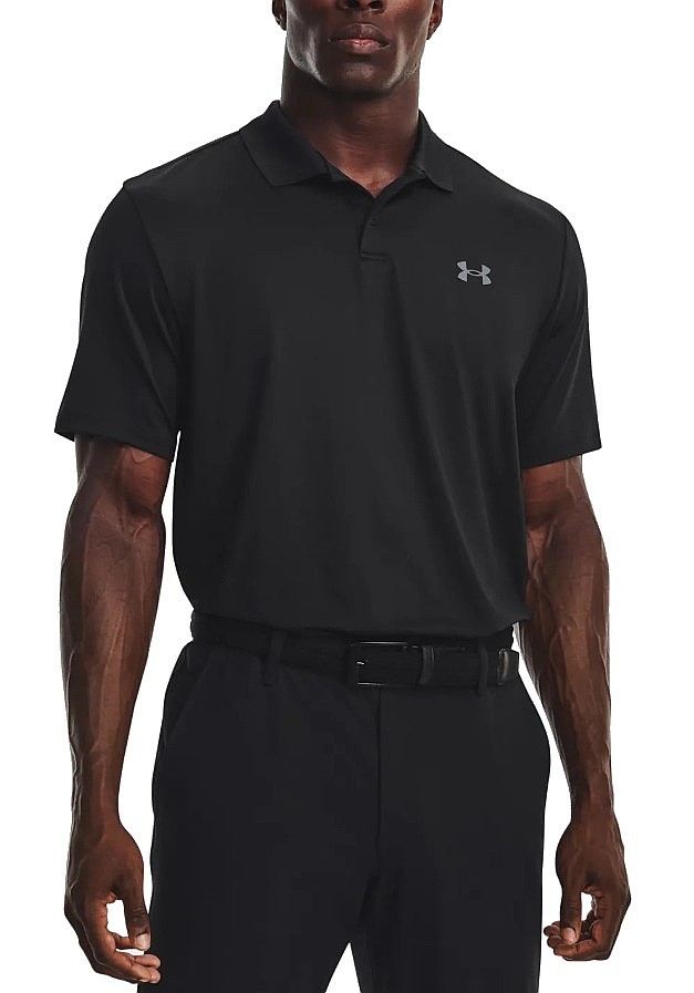 tričko Under Armour Performance 3.0 Polo - Black/Pitch Gray - men´s