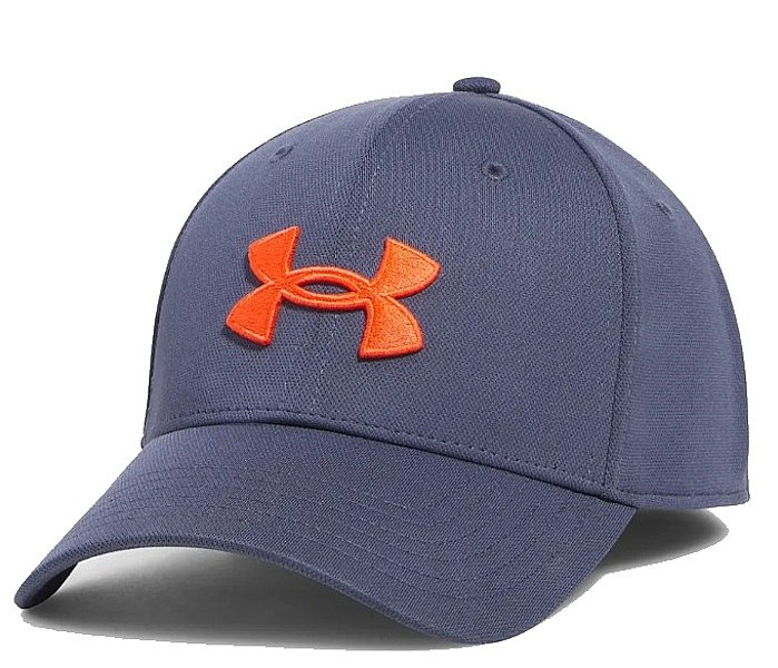 gorra con visera Under Armour Blitzing - Downpour Gray/Fire - men´s