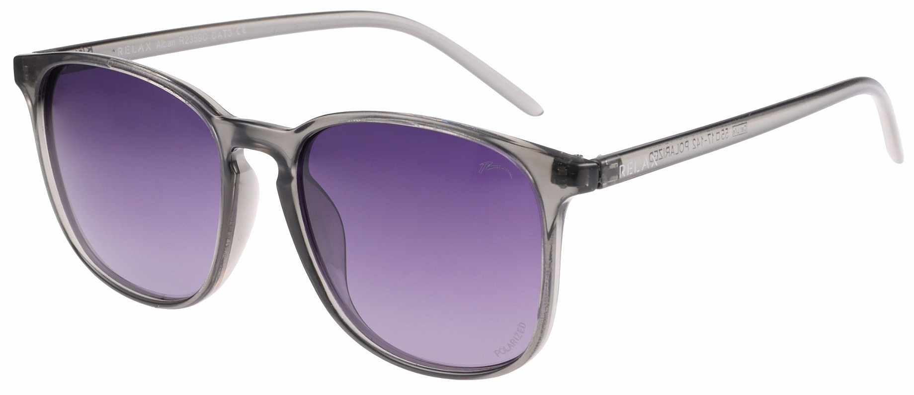 okulary Relax Alban - R2359C/Gloss Grey/Grey Gradient/Polarized