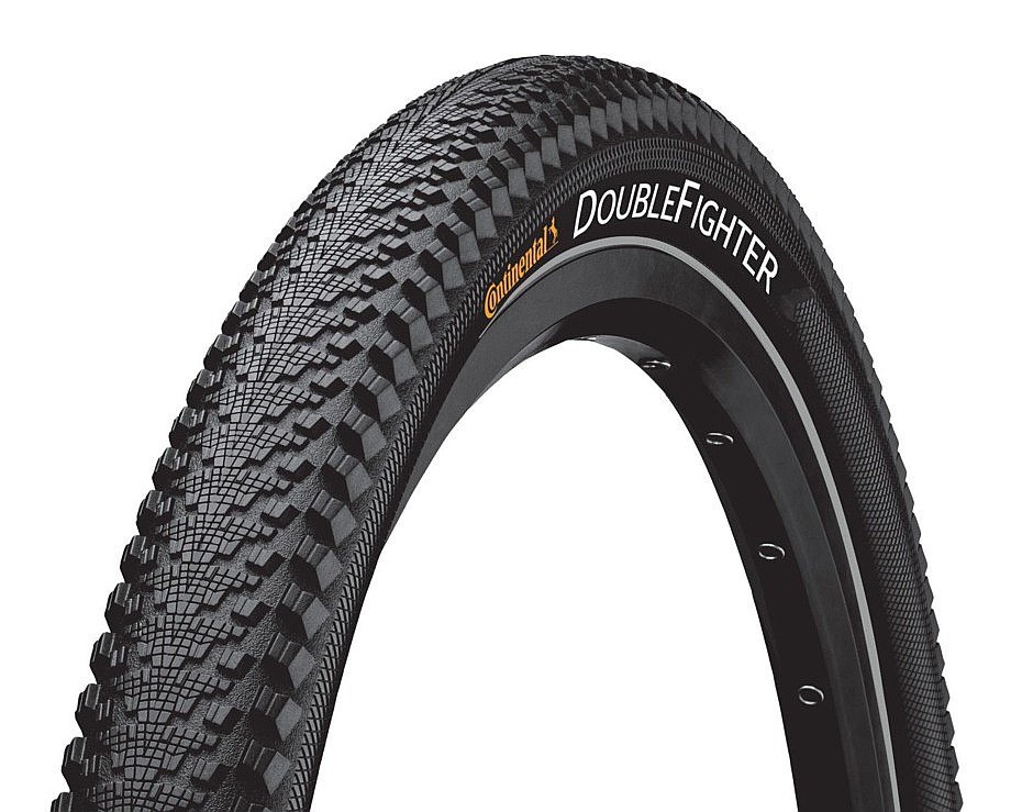 Reifenmantel Continental Double Fighter III drat 26"x1.9" Sport - Black