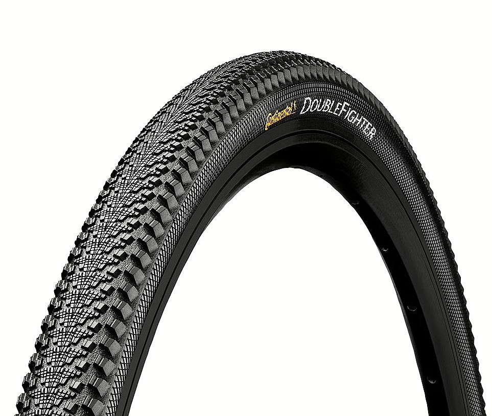Reifenmantel Continental Double Fighter III Sport drat 28" (700x35C) - Black