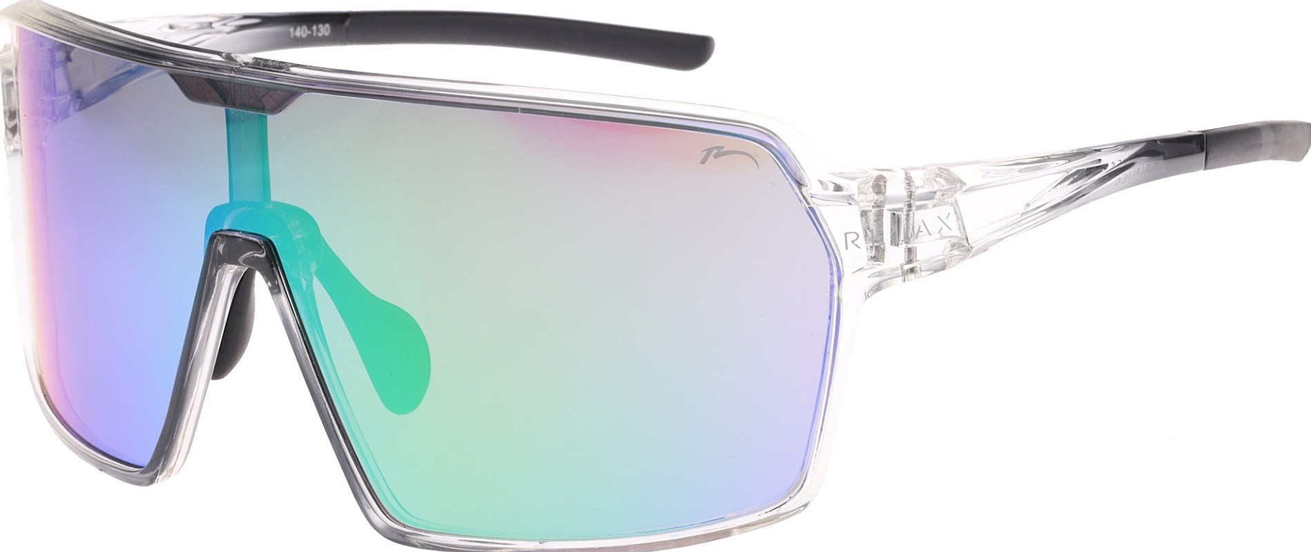 des lunettes Relax Timor - R5424H/Gloss Clear/Black/Grey/Aurora Platinum