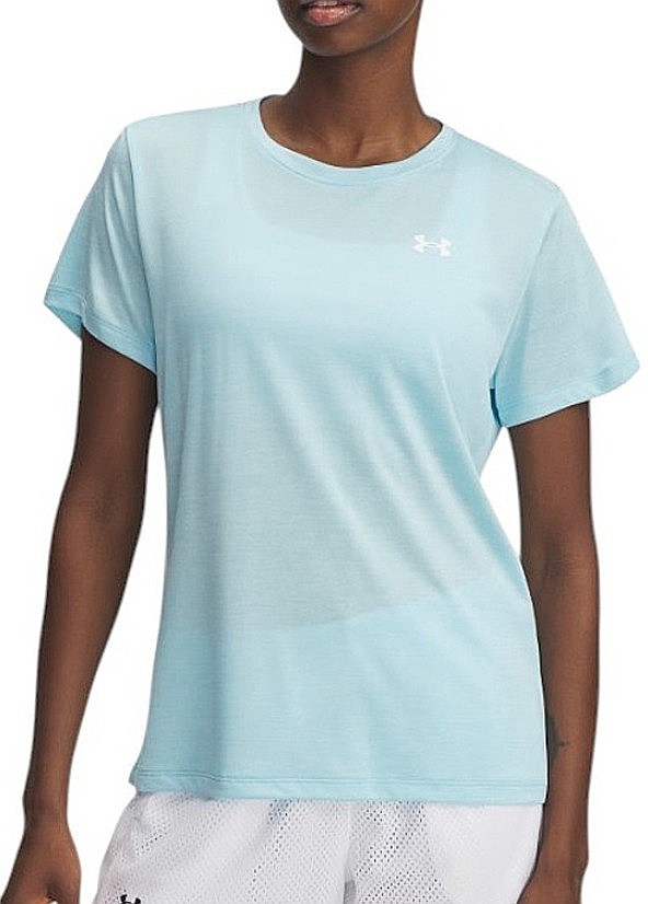 tričko Under Armour Tech SSC Twist - Stream/White