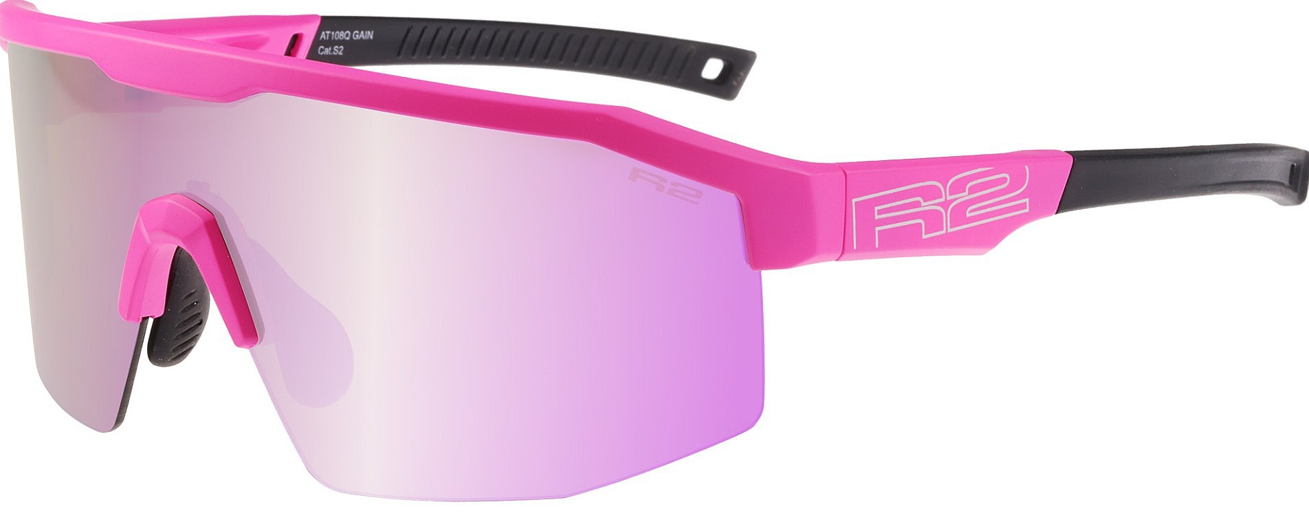 очки R2 Gain - AT108Q/Matte Neon Pink/Brown/Pink Chrome