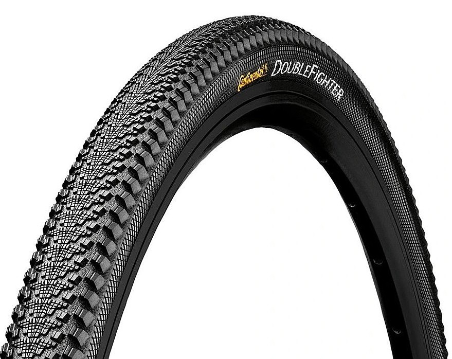 pneu de vélo Continental Double Fighter III drat 27.5"x2.0" Sport - Black