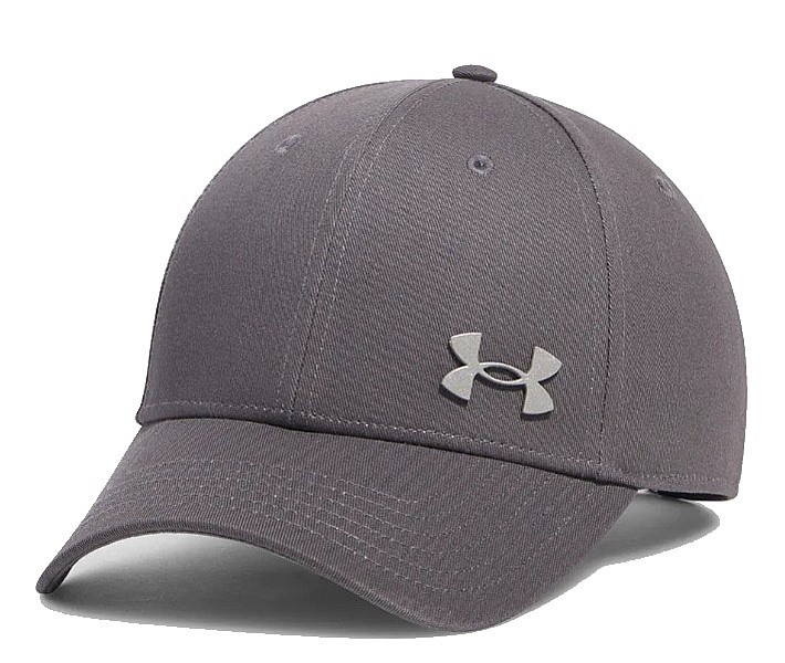 keps Under Armour Essential Blitzing Adjustable - Castlerock/Silver - men´s