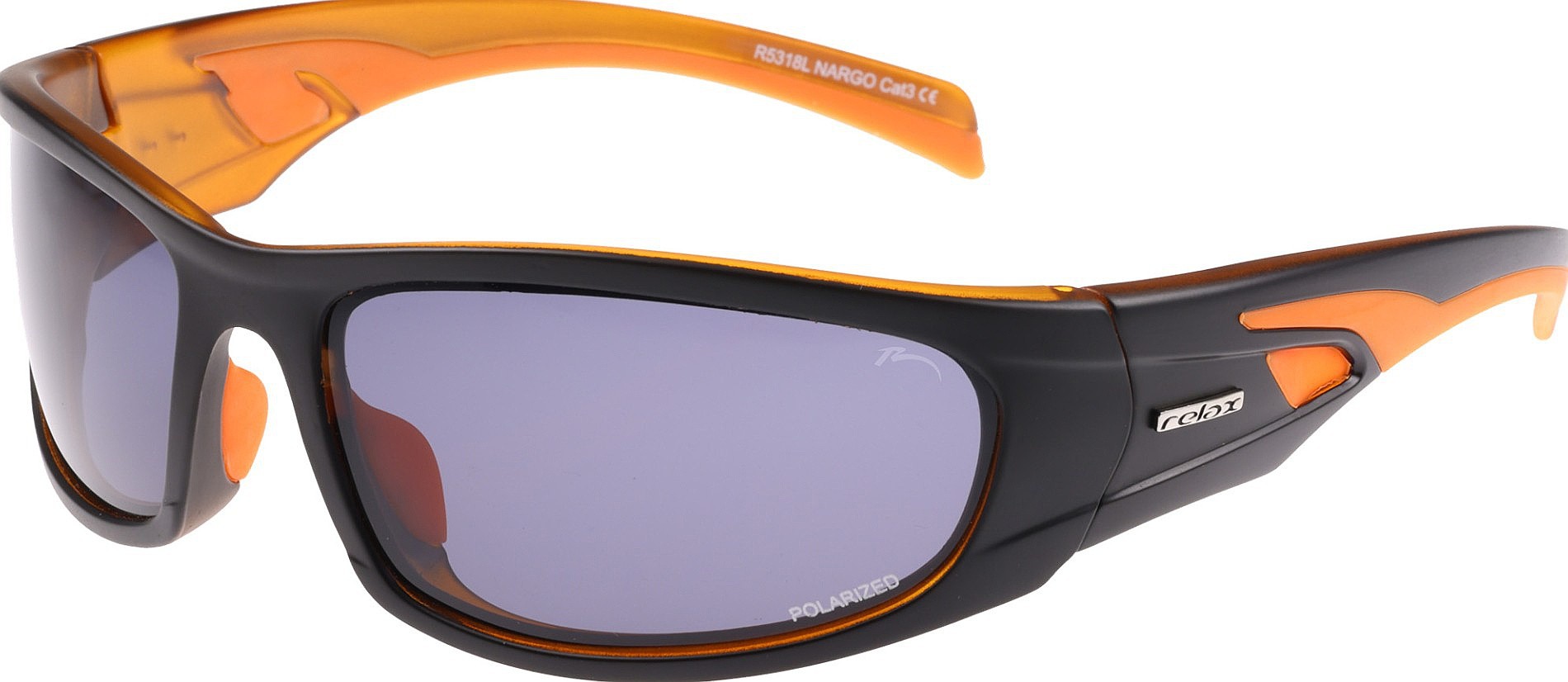 okulary Relax Nargo - R5318L/Matt Black/Orange/Grey/Polarized