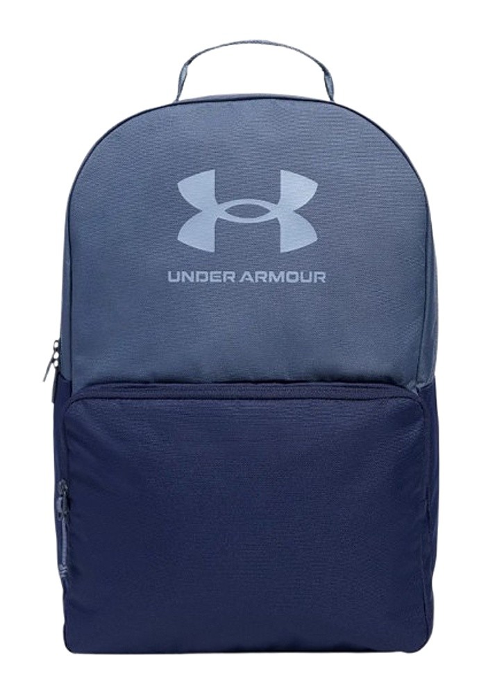 рюкзак Under Armour Essential - Downpour Gray/Midnight Navy/Metallic Gravel