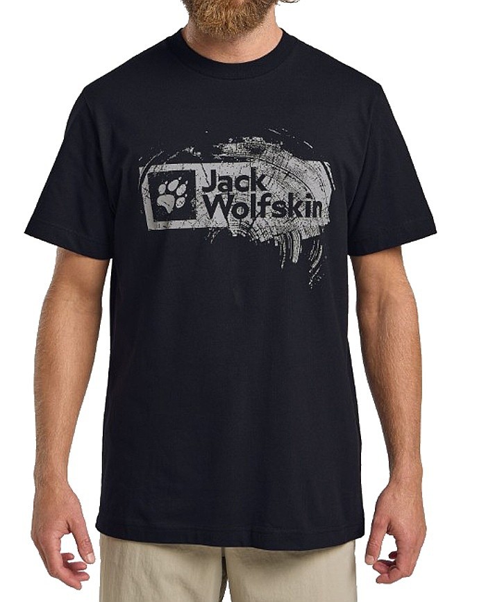 tričko Jack Wolfskin Brand - Wood Dark Navy - men´s