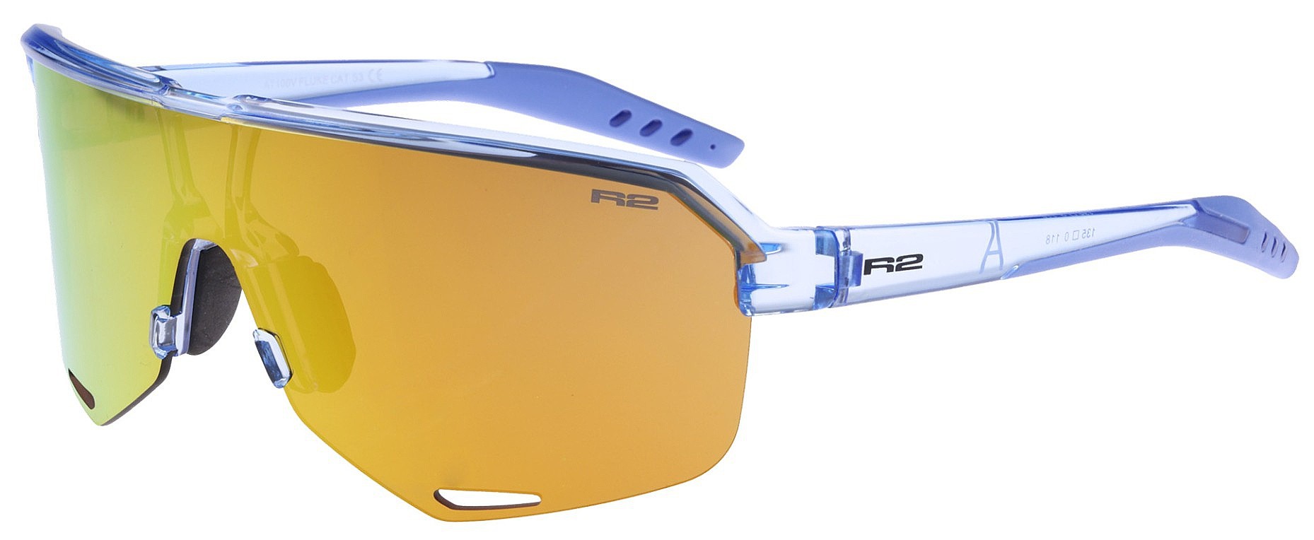 okulary R2 Fluke - AT100V/Gloss Crystal Blue/Brown/Gold Chrome