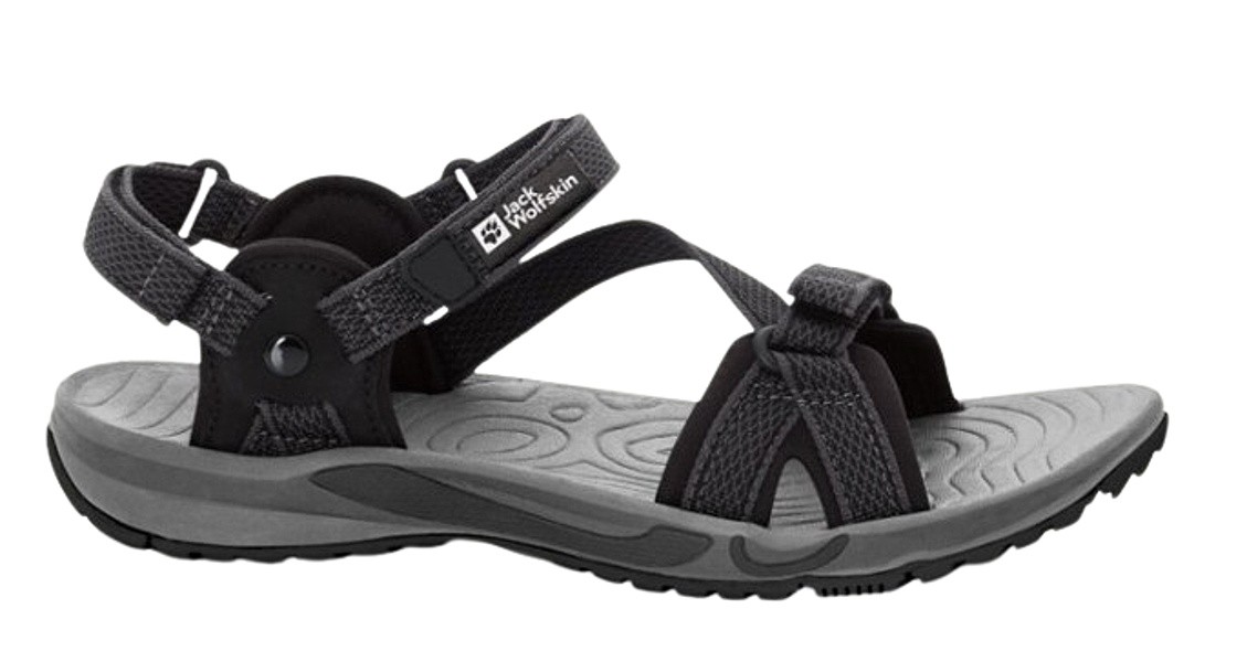 topánky Jack Wolfskin Lakewood Ride Sandal W - Black - women´s