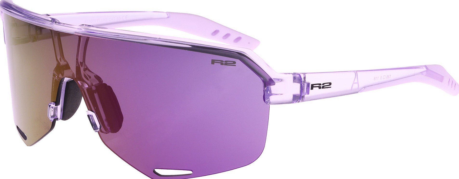 очки R2 Fluke - AT100Y/Gloss Crystal Lavender/Smoke/Purple Chrome