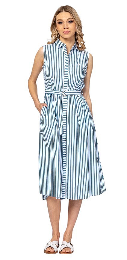 šaty Heavy Tools Virags25 - Lines - women´s