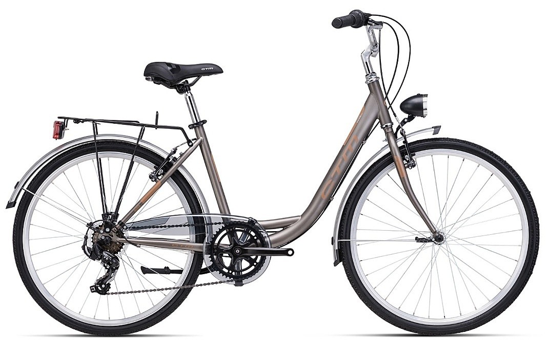 vélo CTM Olivia 2.0 26" - Matte Grey Brown/Brown - women´s