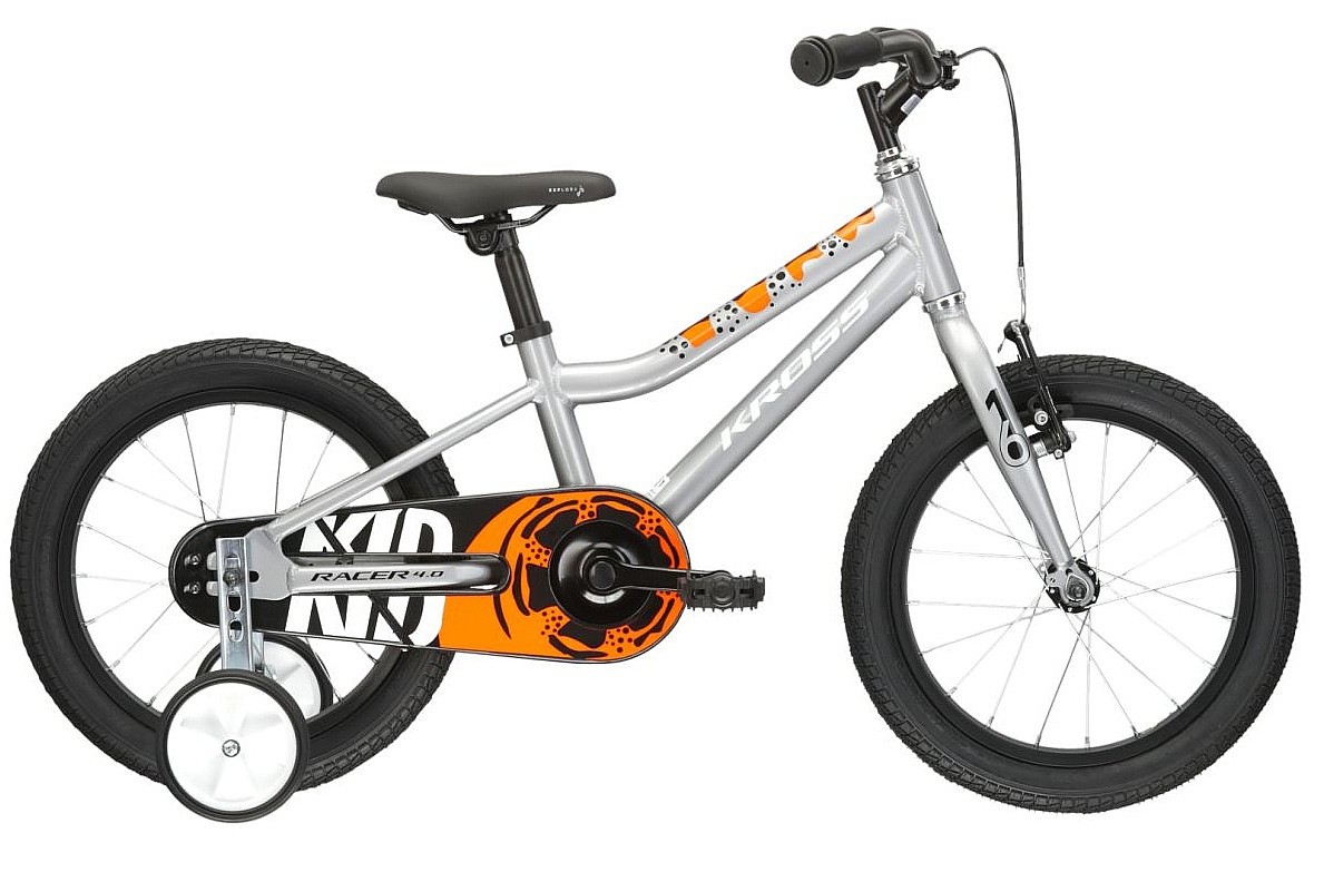 vélo Kross Racer 4.0 16" - Silver/White Gloss - kid´s