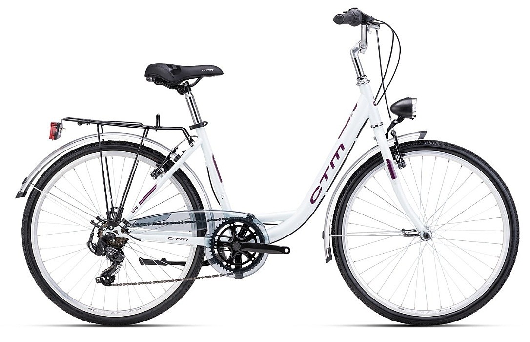 bicykel CTM Olivia 2.0 26" - Purple White Pearl/Dark Purple - women´s
