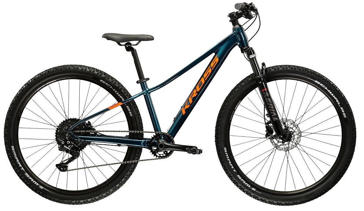 Fahrrad Kross Level JR 5.0 26" - Turquoise/Orange - unisex junior