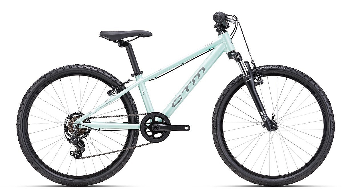 bicykel CTM Rocky 2.0 24" - Matte Turquoise Pearl/Grey - unisex junior