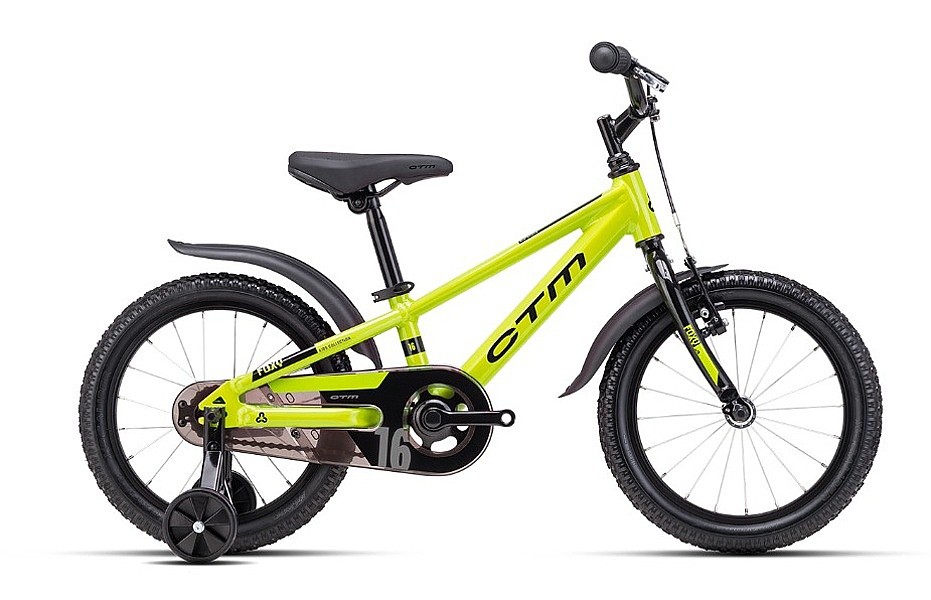 bicykel CTM Foxy 16" - Lime Pearl/Black - kid´s