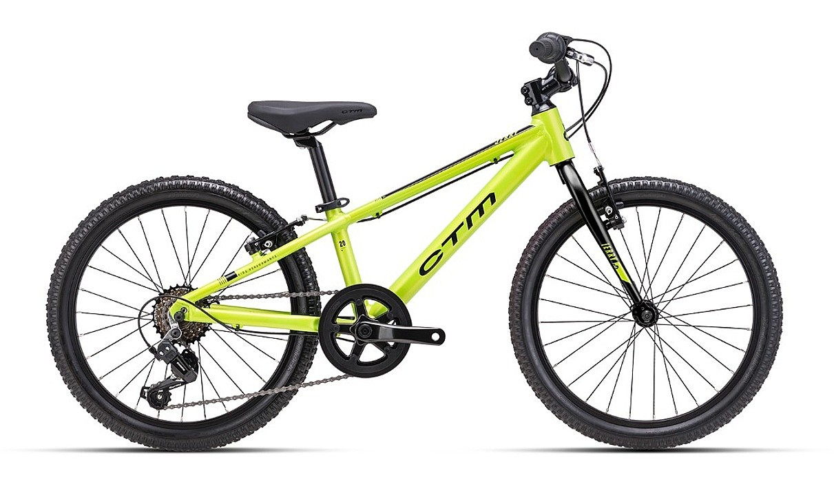 велосипед CTM Jerry 1.0 20" - Matte Lime/Black - unisex junior
