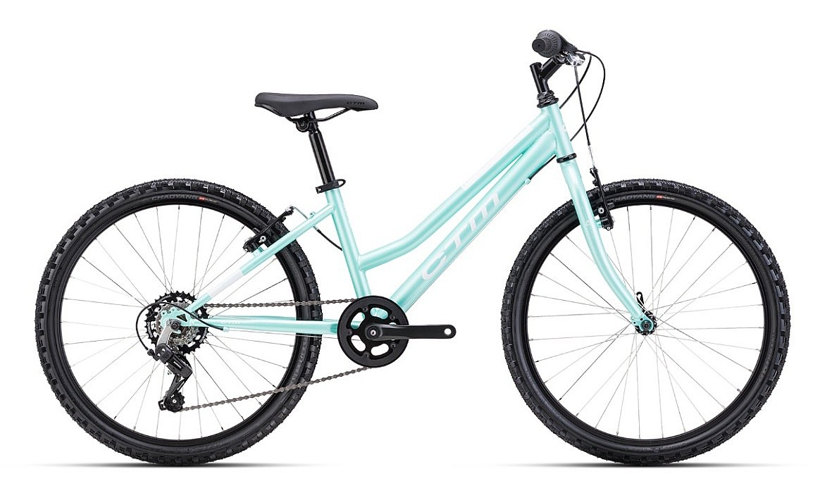 bicykel CTM Mony 24" - Matte Turquoise Pearl/White - girl´s