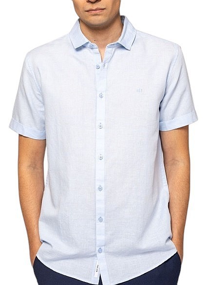 košile Heavy Tools Reeva - Azzurro