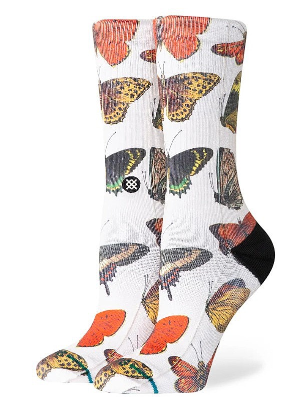 calcetines Stance Flutterby Crew - Canvas - women´s
