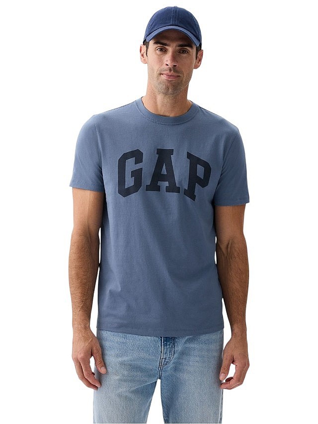 tričko GAP Logo GAP Basic - Bainbridge Blue - men´s
