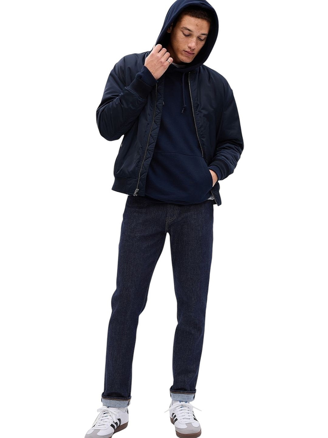 blugi GAP Slim GapFlex Mid Rise - Resin Rinse - men´s