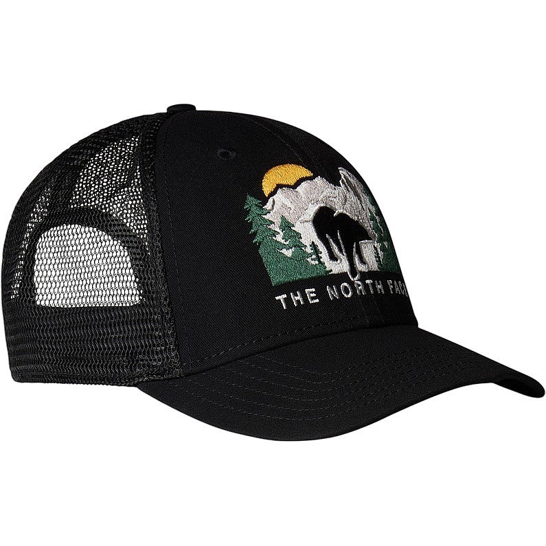 šiltovka The North Face Embroidered Mudder Trucker - TNF Black/TNF Black/Bear Graphic