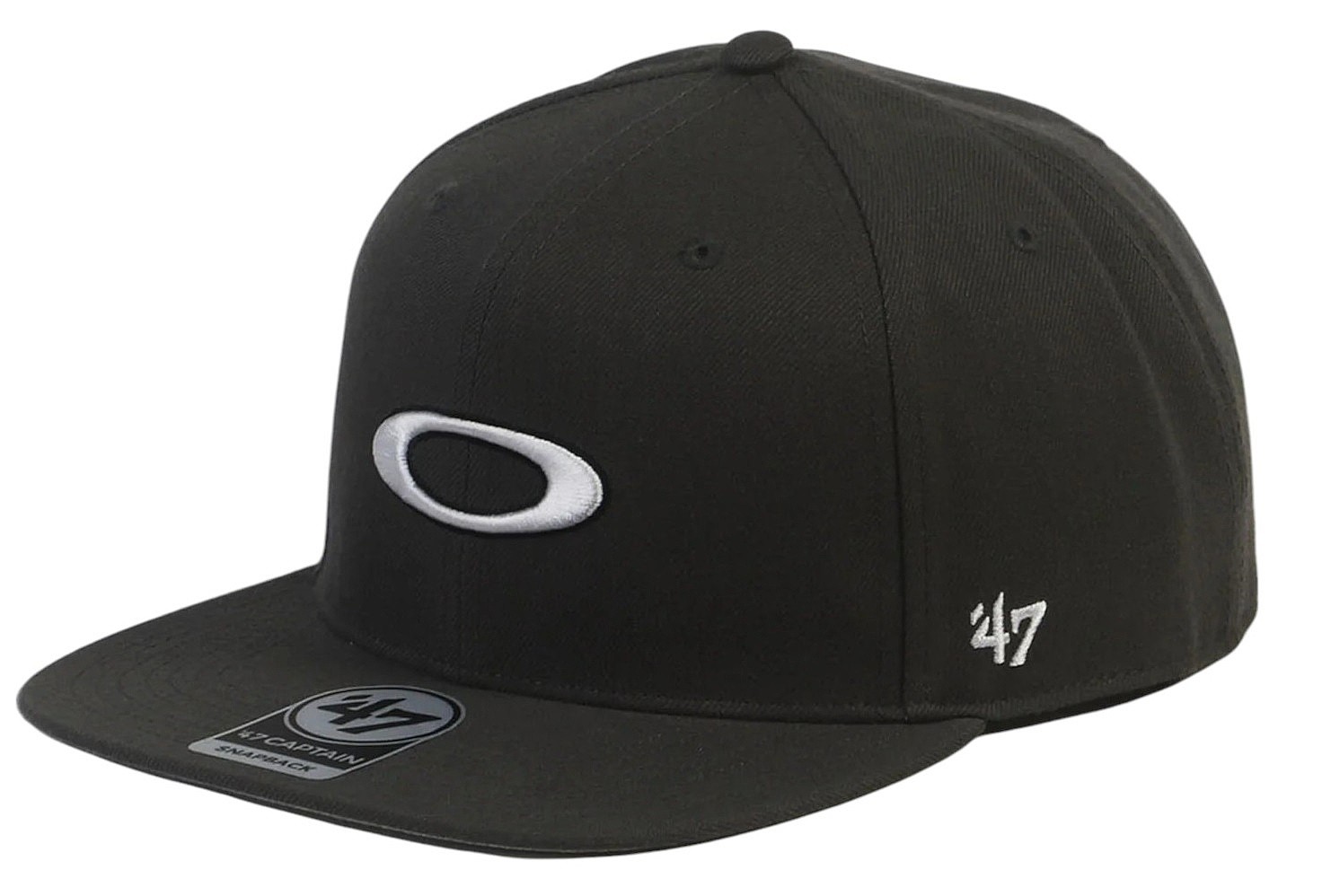 czapka z daszkiem Oakley 47 Oakley B1B Ellipse - Blackout/White